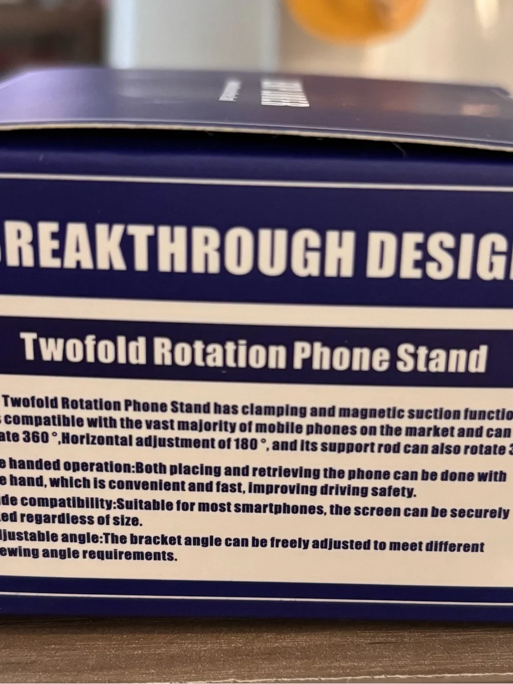 EXPLORER Twofold Rotation Phone Stand - Black